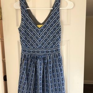 Anthropologie Maeve Lazuli dress size 2